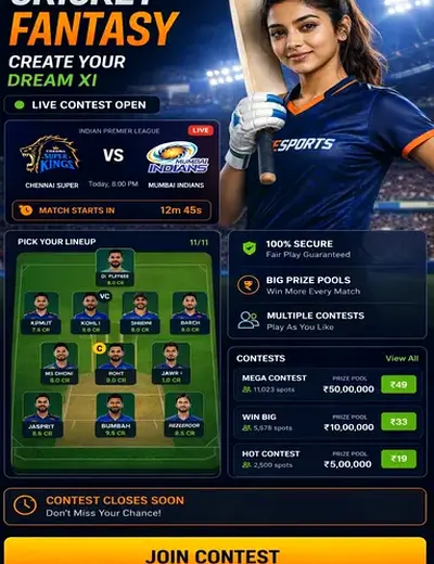 VIP King 786 (vip satta king 786) fantasy cricket & matchday visual 3